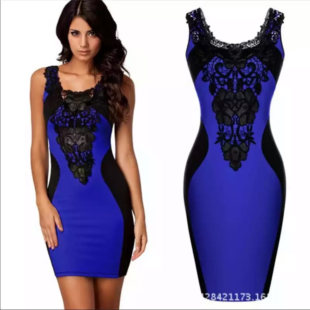 Beautiful royal blue dress 👗